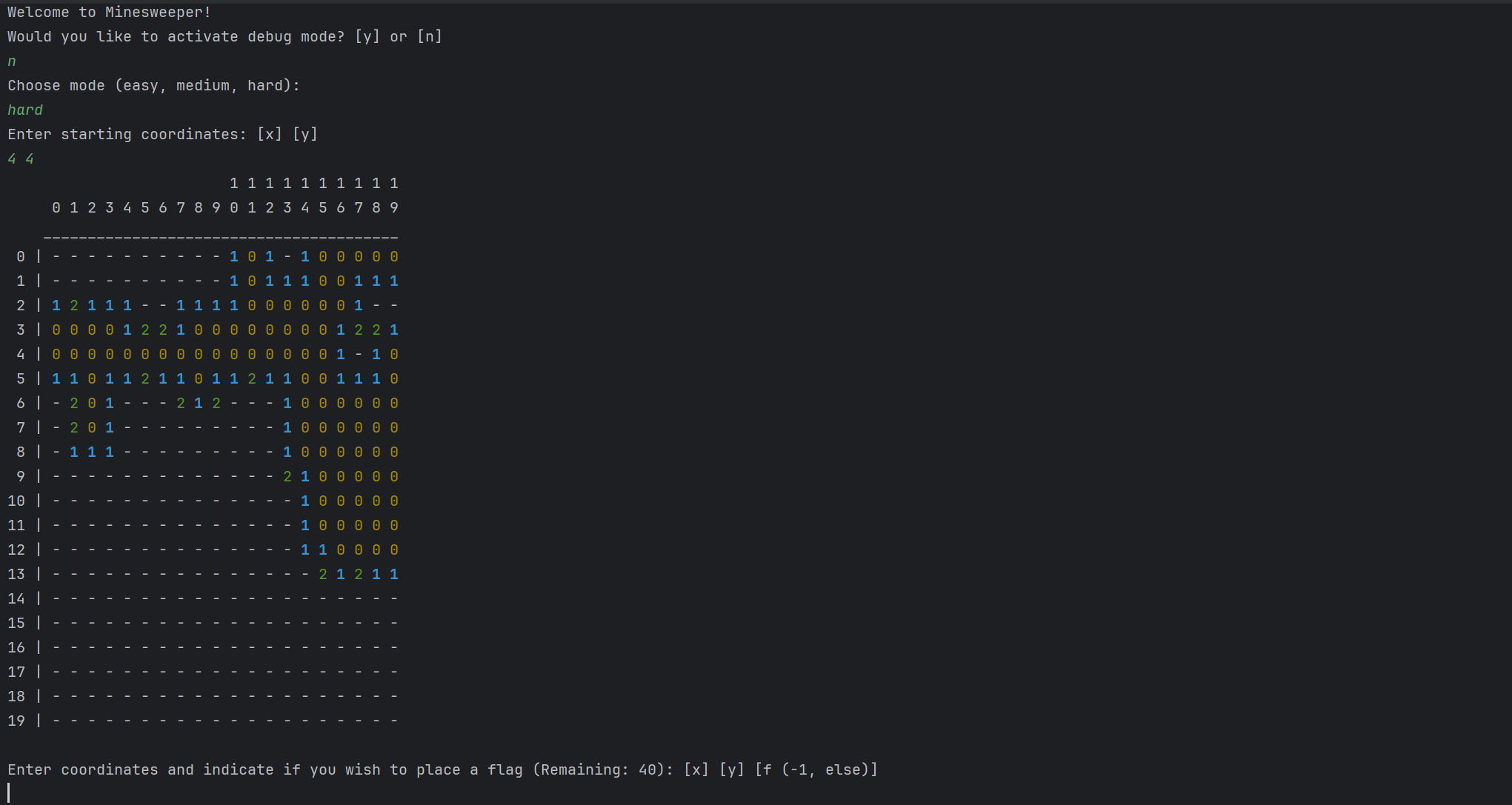 Minesweeper Game