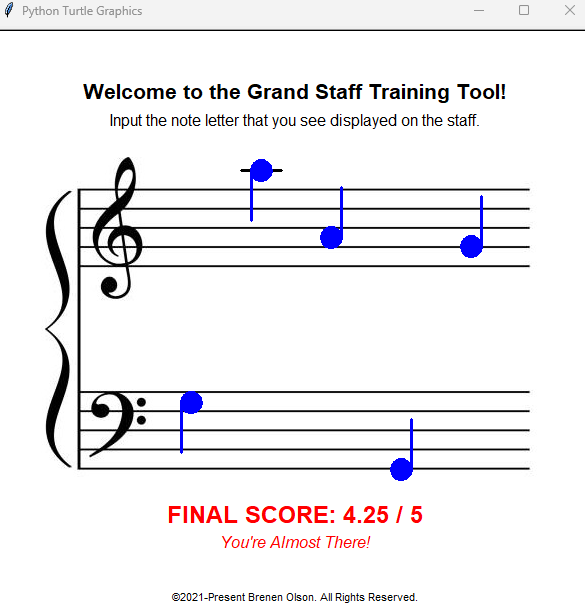 Music Staff Trainer App